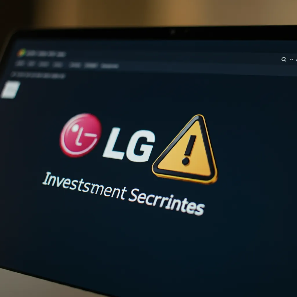 LG투자증권 사칭 사기